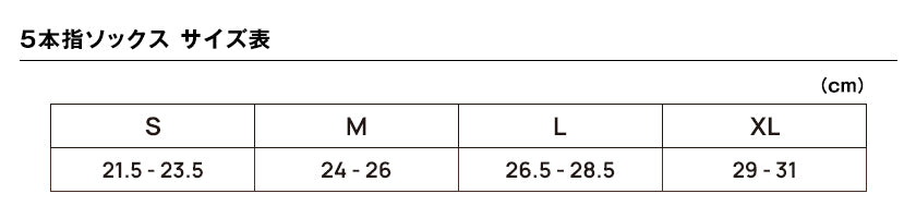 Naboso Toe Socks 5本指ソックス
