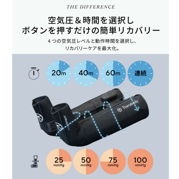 JetBoots Prime ジェットブーツ プライム【メーカー保証2年】【Therabody セラボディ】正規代理店 コンディショニング リカバリー 振動 大腿 リカバリーブーツ ウェルネス 完全ワイヤレス