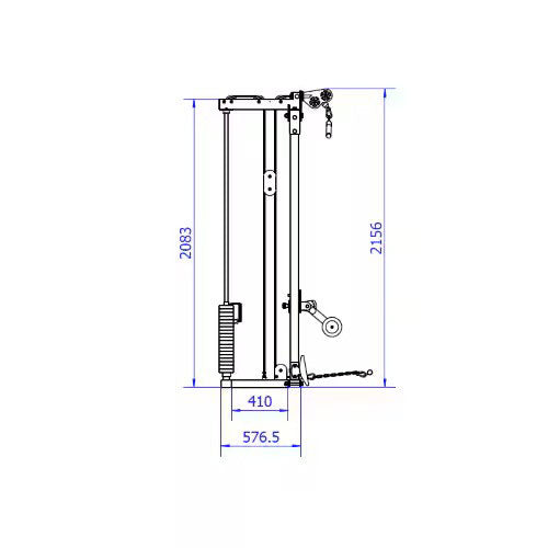ONI 鬼 ラットマシンロープーリーアタッチメント ウエイトスタック (ONI ハーフラック パワーラック専用オプション) メーカー保証2年