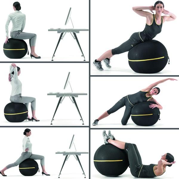 テクノジム アクティブシッティング バランスボールチェア 55cm WELLNESS BALL Technogym