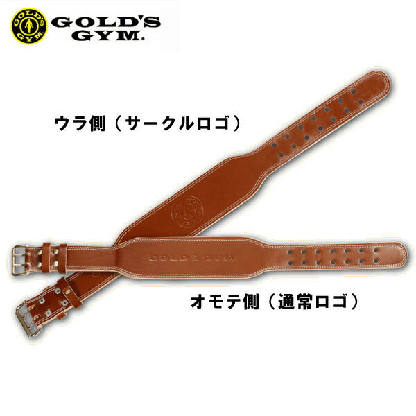 [GOLD'SGYM_G]プロレザーベルト【ゴールドジム・ギア】