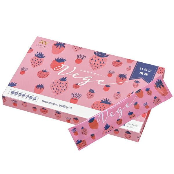 高濃度水素ゼリーVEGE100本入り[新菱]