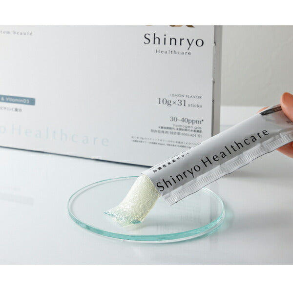 高濃度水素ゼリーVitaminC&D31本入[新菱]