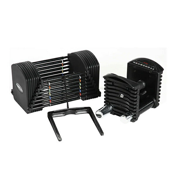 PRO50ウレタン(2.3-23kg)[POWERBLOCK]ダンベルトレーニング筋トレホームジムおうちフィットネス