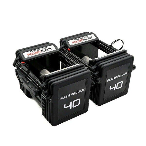 PRO100EXPウレタン(2.3-46kg)[POWERBLOCK]ダンベルトレーニング筋トレホームジムおうちフィットネス