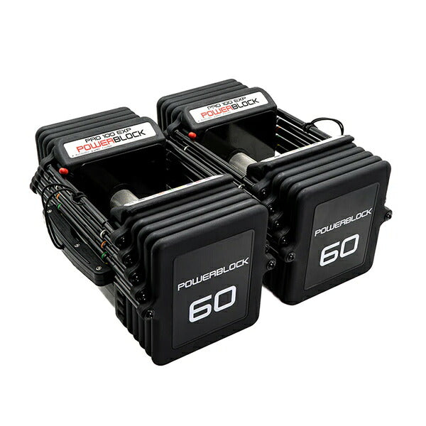 PRO100EXPウレタン(2.3-46kg)[POWERBLOCK]ダンベルトレーニング筋トレホームジムおうちフィットネス