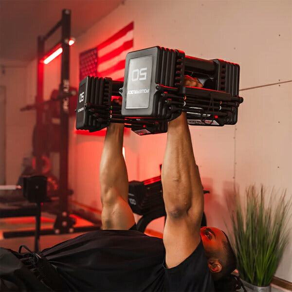 PRO100EXPウレタン(2.3-46kg)[POWERBLOCK]ダンベルトレーニング筋トレホームジムおうちフィットネス