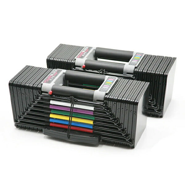 エリートEXP90lbs(2.3-41kg)[POWERBLOCK]ダンベルトレーニング筋トレホームジムおうちフィットネス