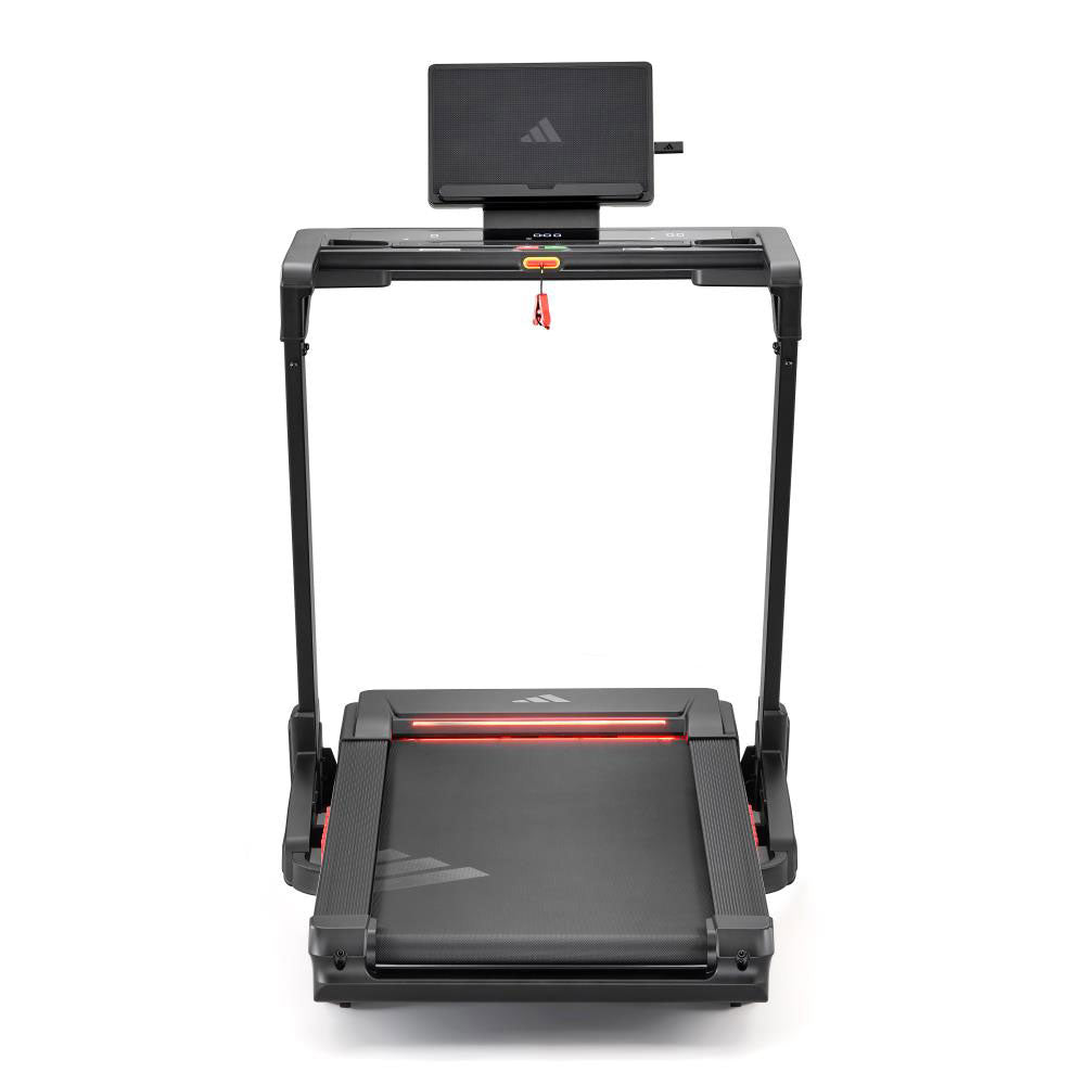 アディダス T-25 トレッドミル 家庭用ランニングマシン AVUS-10750-120（100V） [adidas training]　【送料・組立設置費込み】 Zwift Kinomap  最高速度19km/h 15段階傾斜調整 メーカー保証1年間