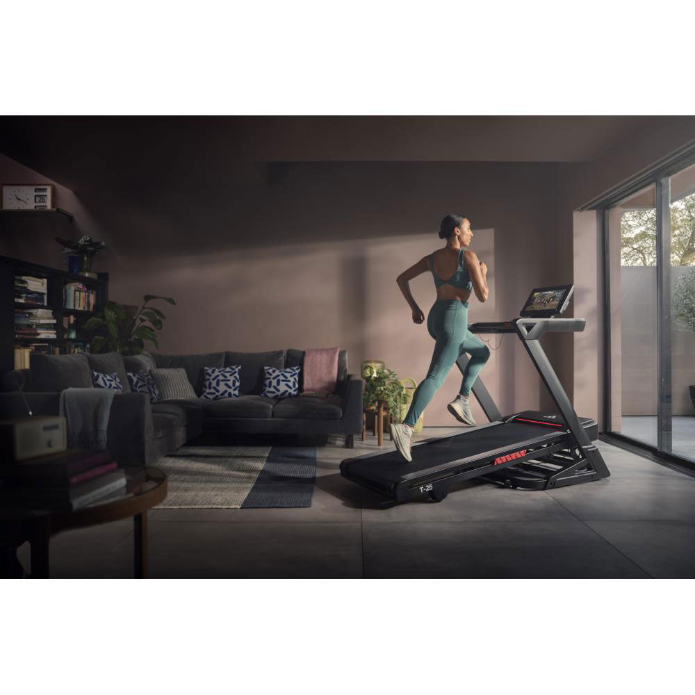 アディダス T-25 トレッドミル 家庭用ランニングマシン AVUS-10750-120（100V） [adidas training]　【送料・組立設置費込み】 Zwift Kinomap  最高速度19km/h 15段階傾斜調整 メーカー保証1年間