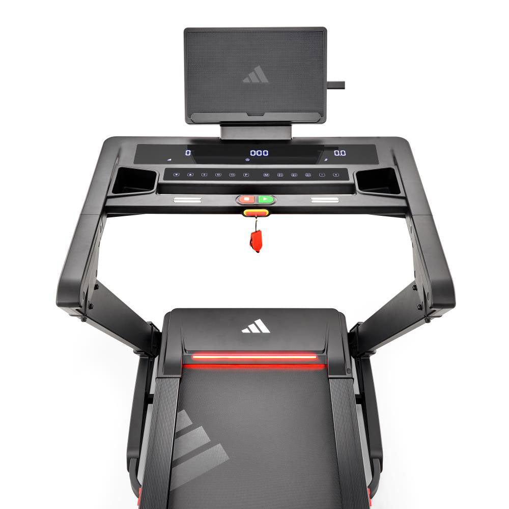 アディダス T-25 トレッドミル 家庭用ランニングマシン AVUS-10750-120（100V） [adidas training]　【送料・組立設置費込み】 Zwift Kinomap  最高速度19km/h 15段階傾斜調整 メーカー保証1年間