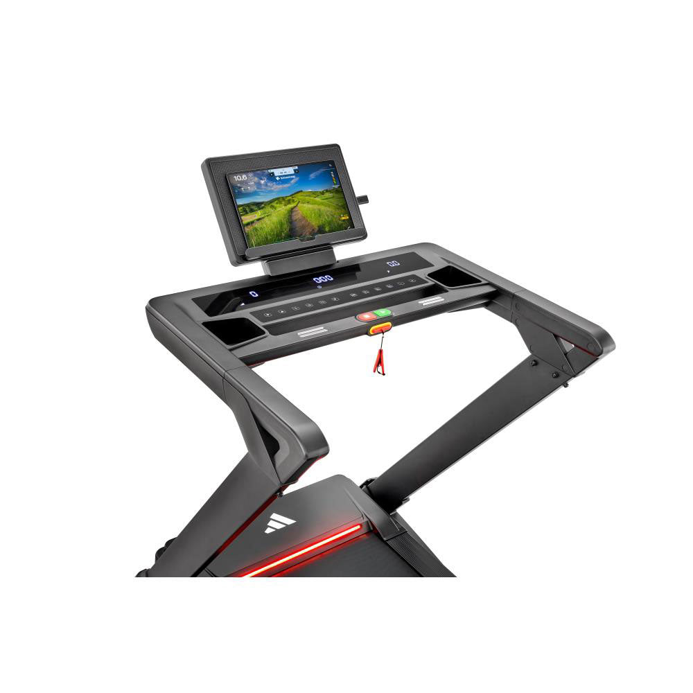 アディダス T-25 トレッドミル 家庭用ランニングマシン AVUS-10750-120（100V） [adidas training]　【送料・組立設置費込み】 Zwift Kinomap  最高速度19km/h 15段階傾斜調整 メーカー保証1年間