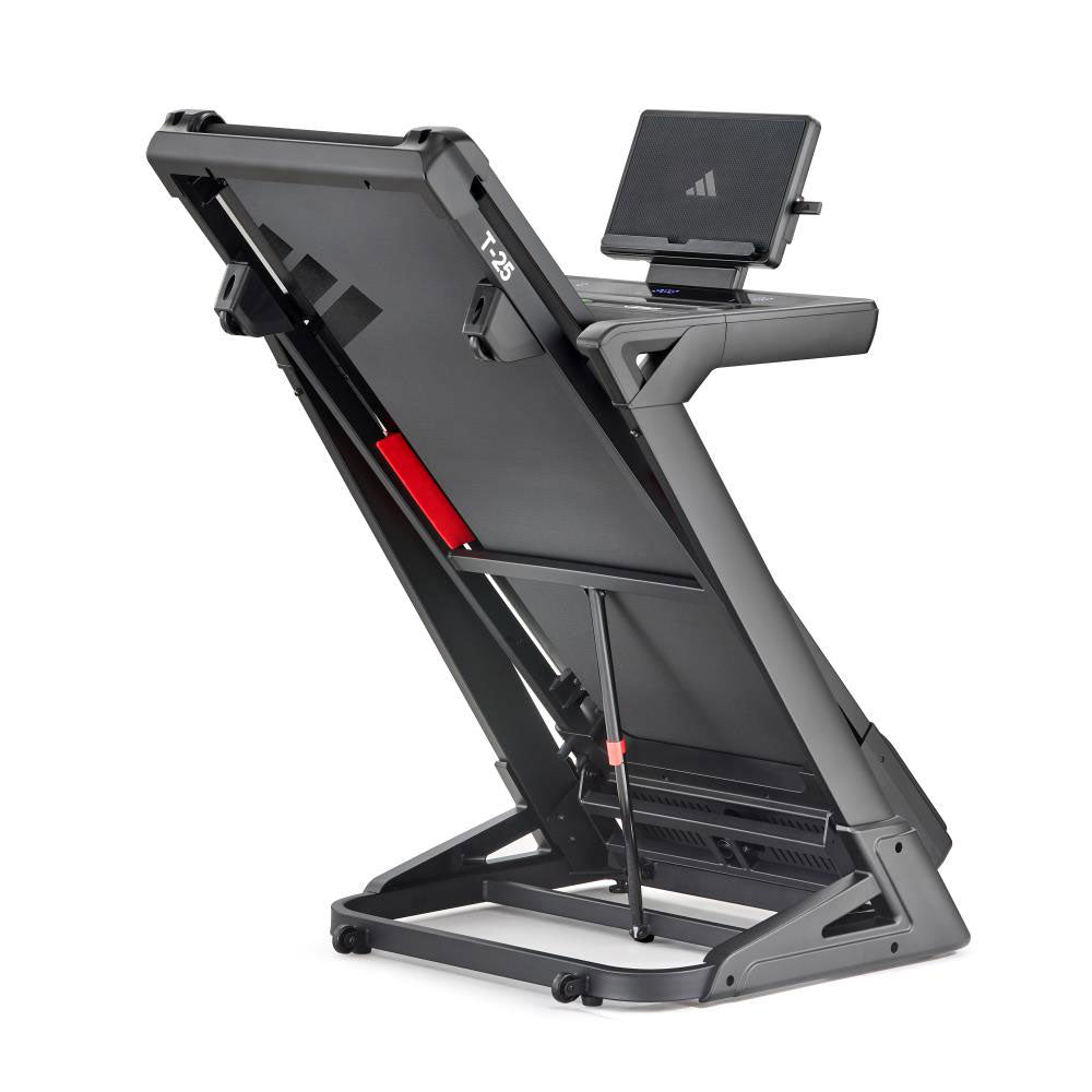 アディダス T-25 トレッドミル 家庭用ランニングマシン AVUS-10750-120（100V） [adidas training]　【送料・組立設置費込み】 Zwift Kinomap  最高速度19km/h 15段階傾斜調整 メーカー保証1年間