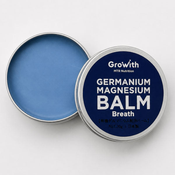 Growith 有機ゲルマニウムバーム 3種コンプリートセット [医食同源Lab] コンディショニング 治療 筋肉痛 打撲 捻挫 切り傷 擦り傷 怪我 ダメージ マグネシウム アサイゲルマニウム ミネラル 浅井一彦 医食同源ラボ