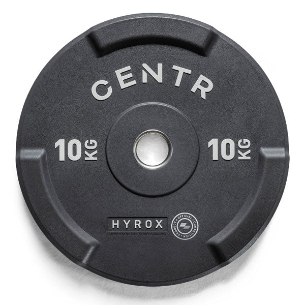 【受注生産商品 /約納期2～3ヶ月】CENTR HYROX Bumper Plates バンパープレート 10kg [CENTR HYROX センター ハイロックス] トレーニング フィットネス パワー 効率的 動き 反応