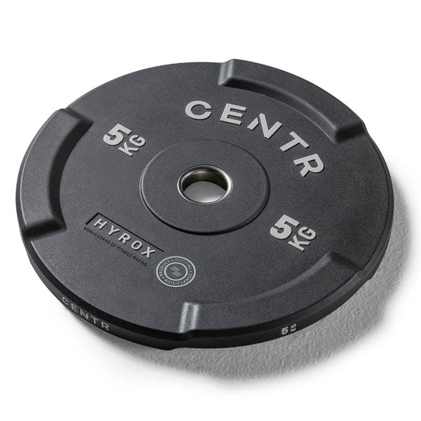 【受注生産商品 /約納期2～3ヶ月】CENTR HYROX Bumper Plates バンパープレート 5kg [CENTR HYROX センター ハイロックス] トレーニング フィットネス パワー 効率的 動き 反応
