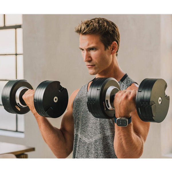 テクノジム コネクティッド ダンベル Technogym Connected Dumbbells+ 【スタンドセット フォームローラー マット ミニバンド 付き】 [Technogym] 【返品・交換不可商品】