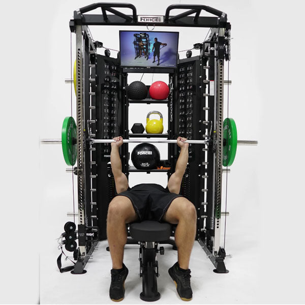 ForceUSACLP-V3G15オールインワントレーナー【送料込み価格】【返品・交換不可商品】※代引不可※[POWERTEC]ストレングスマシントレーニングフィットネス高強度アジャスタブルベンチプロアスリート