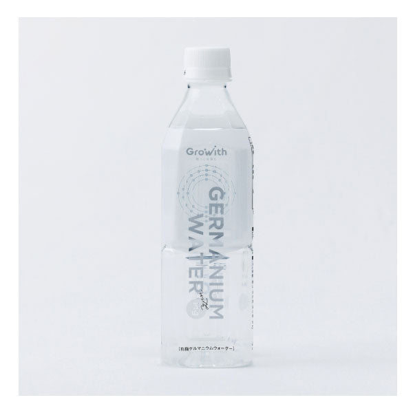 Growith有機ゲルマニウムウォーターPlus氣500ml1ケース(24本入り)[医食同源Lab]マグネシウムアサイゲルマニウムミネラルエネルギー有機ゲルマニウム塩水湖水ミネラル液浅井一彦医食同源ラボ