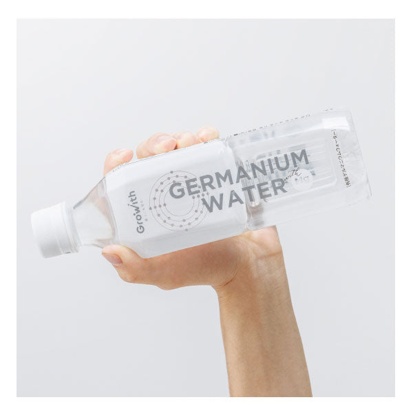 Growith有機ゲルマニウムウォーターPlus氣500ml1ケース(24本入り)[医食同源Lab]マグネシウムアサイゲルマニウムミネラルエネルギー有機ゲルマニウム塩水湖水ミネラル液浅井一彦医食同源ラボ