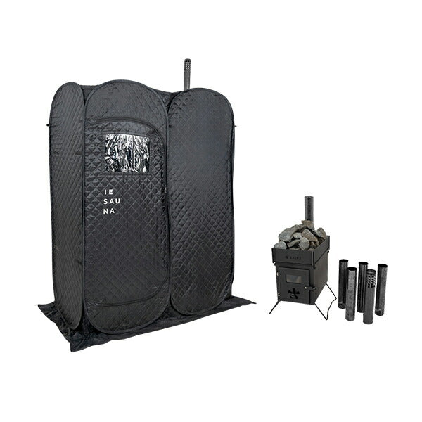 イエサウナセット[イエサウナIESAUNA]【IESAUNASet】(送料込み価格)テントサウナ超断熱発汗促進おうちサウナ家庭用サウナリラックス効果高温本格