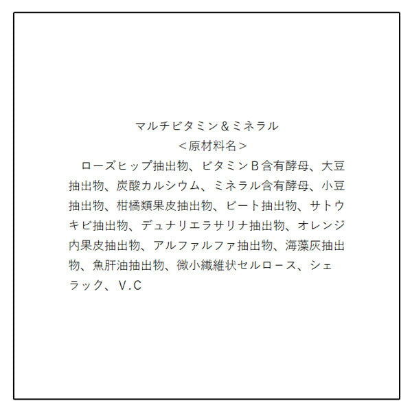 マルチビタミン＆ミネラル（大サイズ360粒）[GOLD'SGYM_Sゴールドジムサプリ]