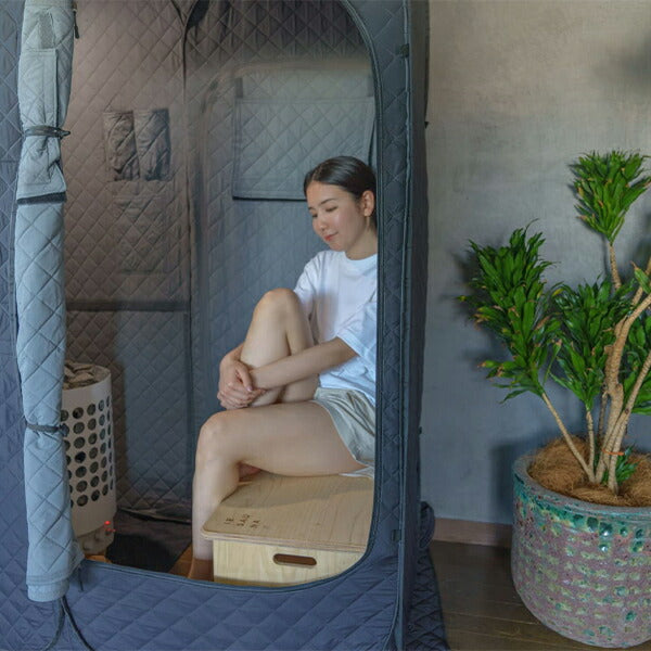 イロリセット国産サウナ用電気ストーブテント一式セット[イエサウナIESAUNA]【IRORISet】(送料込み価格)ロウリュ効果高耐久性発汗促進おうちサウナ家庭用サウナリラックス効果高温