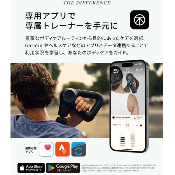 THERAGUN Prime Plus セラガン プライムプラス G6新世代商品【メーカー保証2年 正規代理店】 [THERAGUN セラガン]  セルフケア 筋膜リリース  振動 リカバリー コンディショニング プロアスリート愛用　マッサージガン 筋膜リリースガン