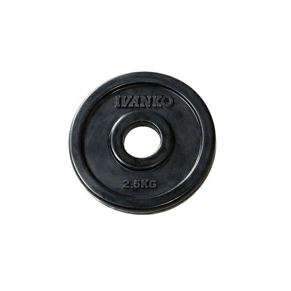 [IVANKO]オリンピックラバーEZプレート（2.5kg/2枚組み）【メーカー直送品】※代引不可※トレーニングフィットネスホームジム